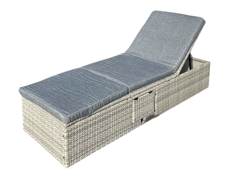 New York Sun Lounger (Grey) - Mare Blu