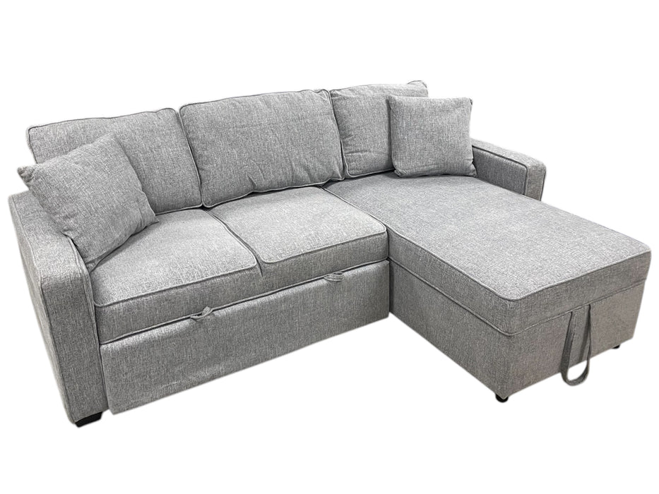 Luna Sectional Sleeper (Dark Grey) - Mare Blu