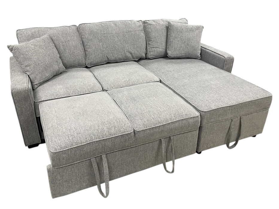 Luna Sectional Sleeper (Dark Grey) - Mare Blu