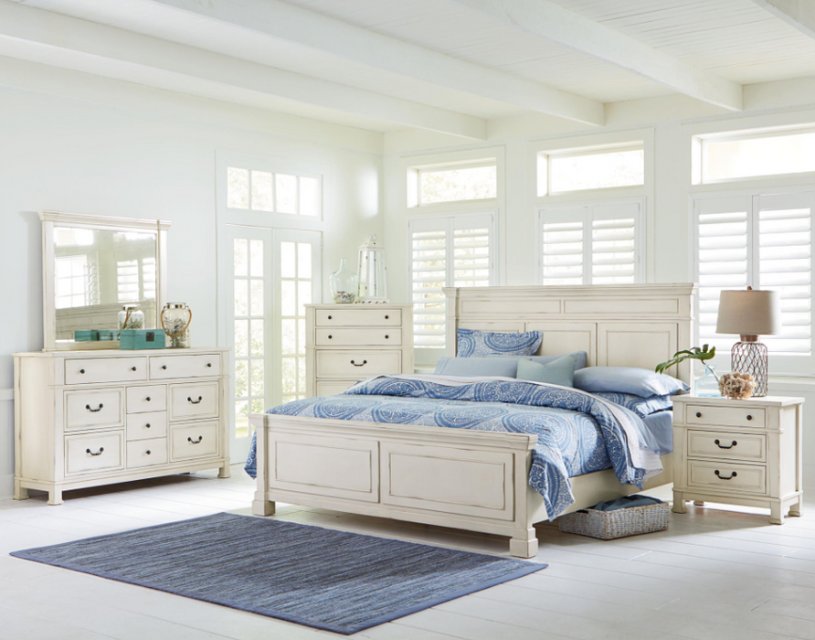 Bear 5 PC Queen Set (Cream/White) - Mare Blu