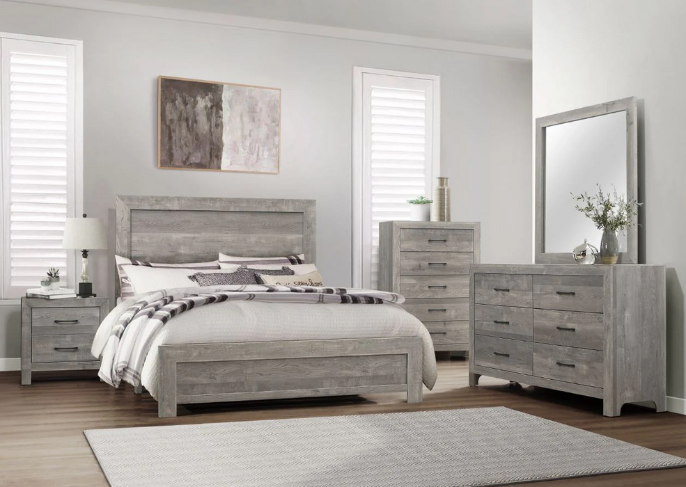 Wentworth 5 PC Queen/Full Set (Grey) - Mare Blu