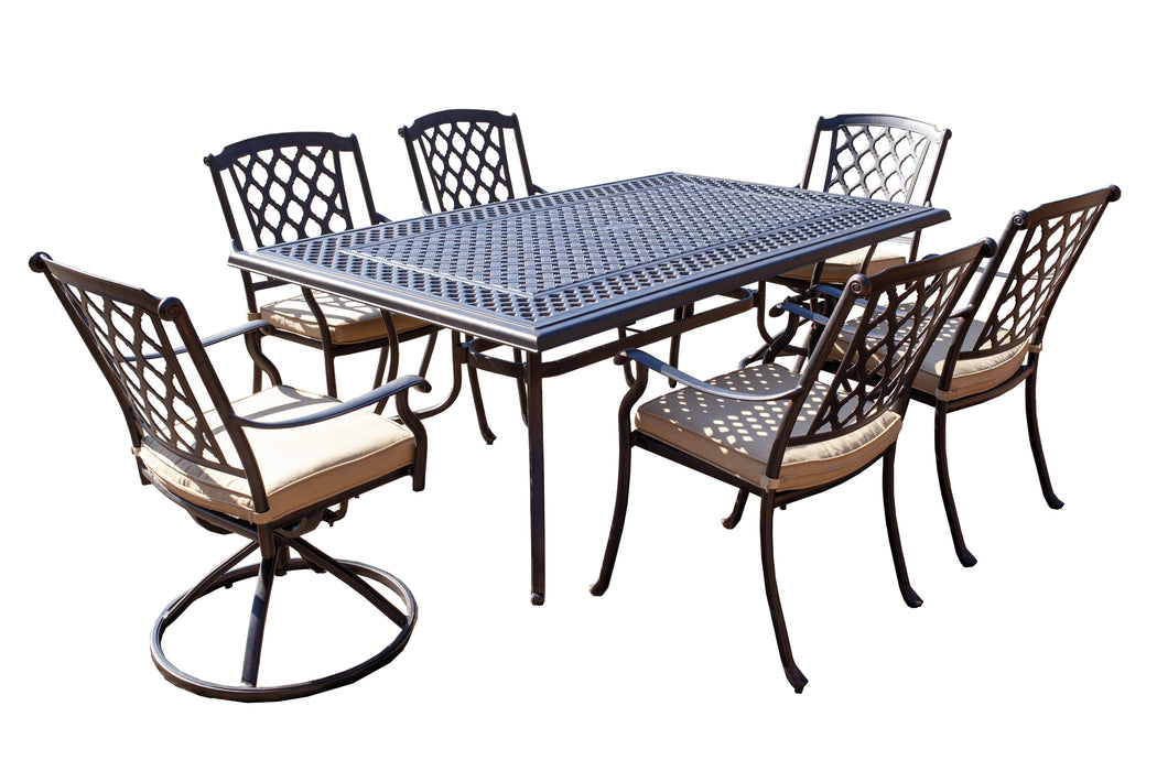 Florence Cast Aluminum Set (Black) - Mare Blu