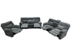 Bravo 3 PC Reclining Set (Dark Grey) - Mare Blu