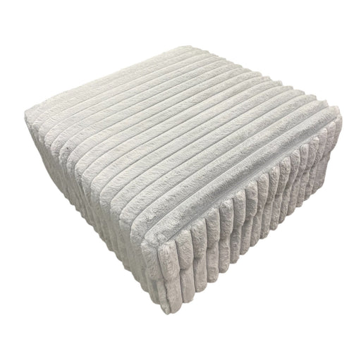 Cuddler with Chaise (Grey Corduroy) - Mare Blu
