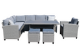 Asbury Seating Set with Storage (Light Grey) - Mare Blu