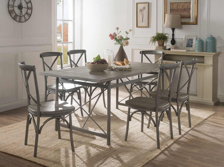 Broadhead Modern Rustic 7pc Indoor Dining