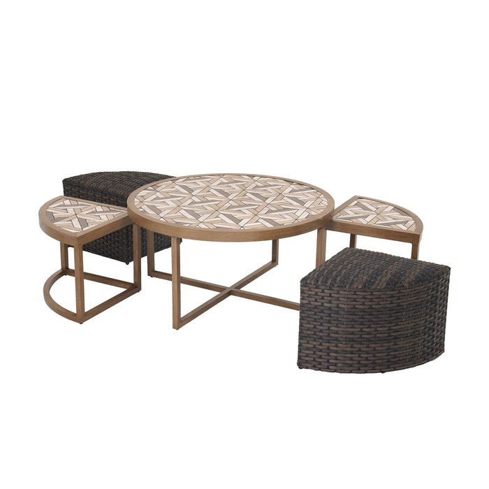 7 Piece Canopy Sectional Set