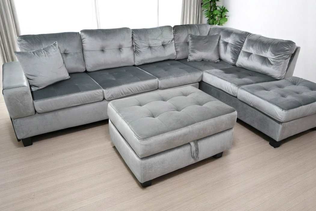 Eve (Grey Velvet)