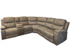 Power Reclining Sectional (Grey) - Mare Blu