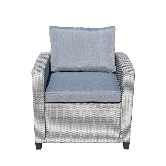 Asbury Seating Set with Storage (Light Grey)