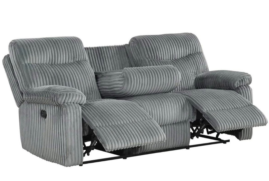 Bravo 3 PC Reclining Set (Dark Grey)