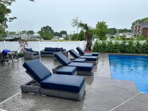 Nova Lounger (Mixed Blue/Blue) - Mare Blu