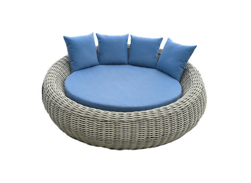 Leblon Day Bed (Grey/Blue) - Mare Blu