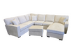 Santorini Sectional with Ottoman (Beige) - Mare Blu